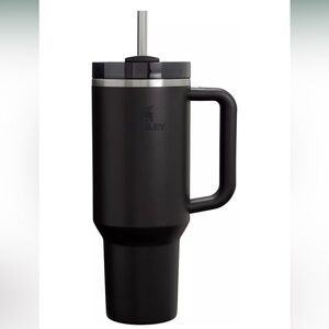 Stanley 42oz Matte Black Travel Tumbler with Handle